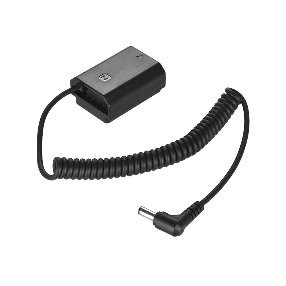 NP-FZ100 Пустышка аккумуляторной батареи Разъем постоянного тока Пружинный кабель для Sony A7III A9 A7RIII A7SIII