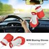 1 Pair Mini Boxing Glove Pendants Realistic Wear Resistant Waterproof Car Interior Boxing Gloves Hanging Decoration