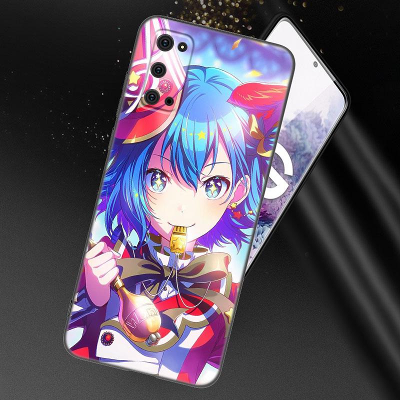 Game Project Sekai Black Silicone Phone Case For Samsung Galaxy S23 S21 S20 FE S24 S22 Ultra S10E S10 S9 S8 Plus