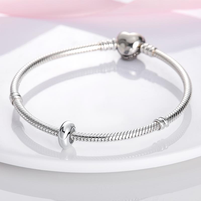 Силиконовые разделительные бусины 925 пробы серебряные и золотые силиконовые разделительные фиксаторы подвески подходят для оригинального браслета DIY ювелирные изделия