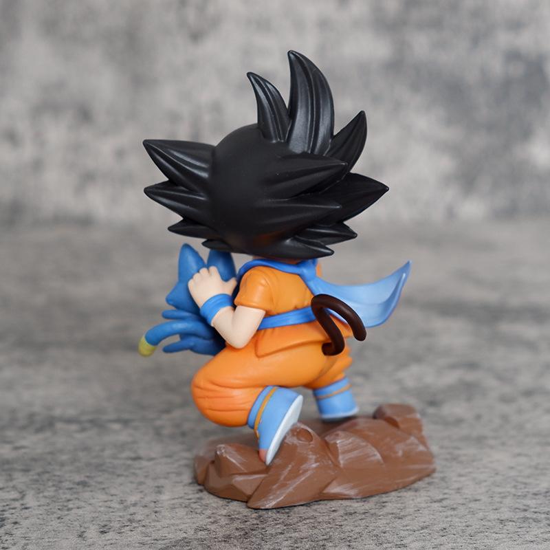 Милый Аниме Dragon Ball Z Сон Гоку Детская Версия. ПВХ Фигурка Статуя Коллекция Модель Детские Игрушки Кукла Подарки 10см
