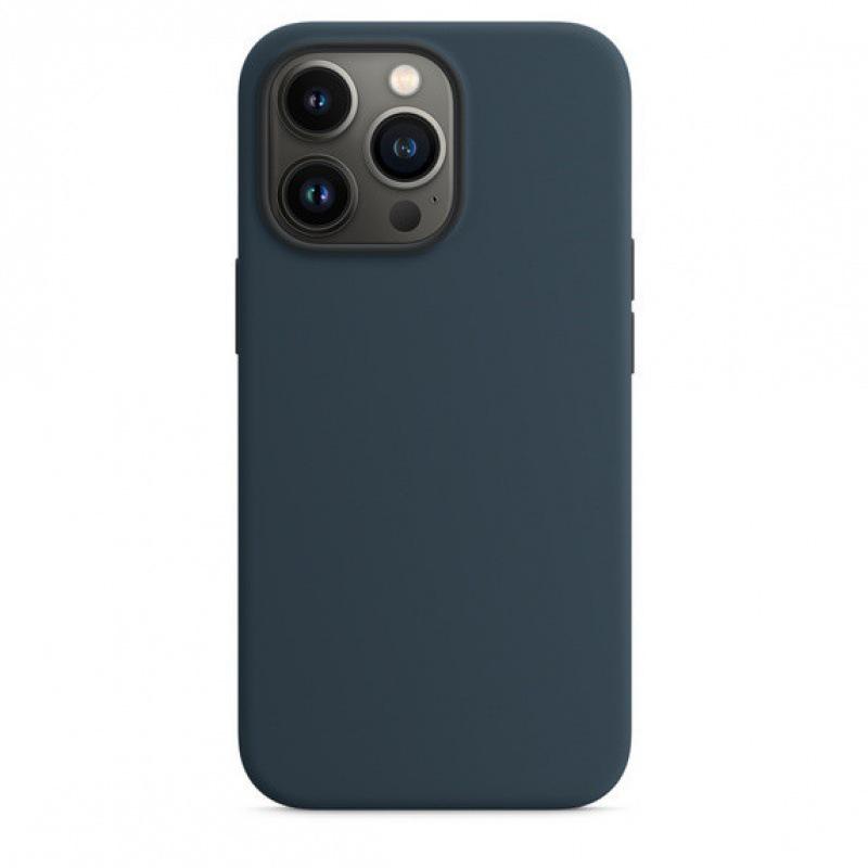Магнитный чехол из жидкого силикона для iPhone 15 Pro Max и 14 Pro с выдвижным окном.