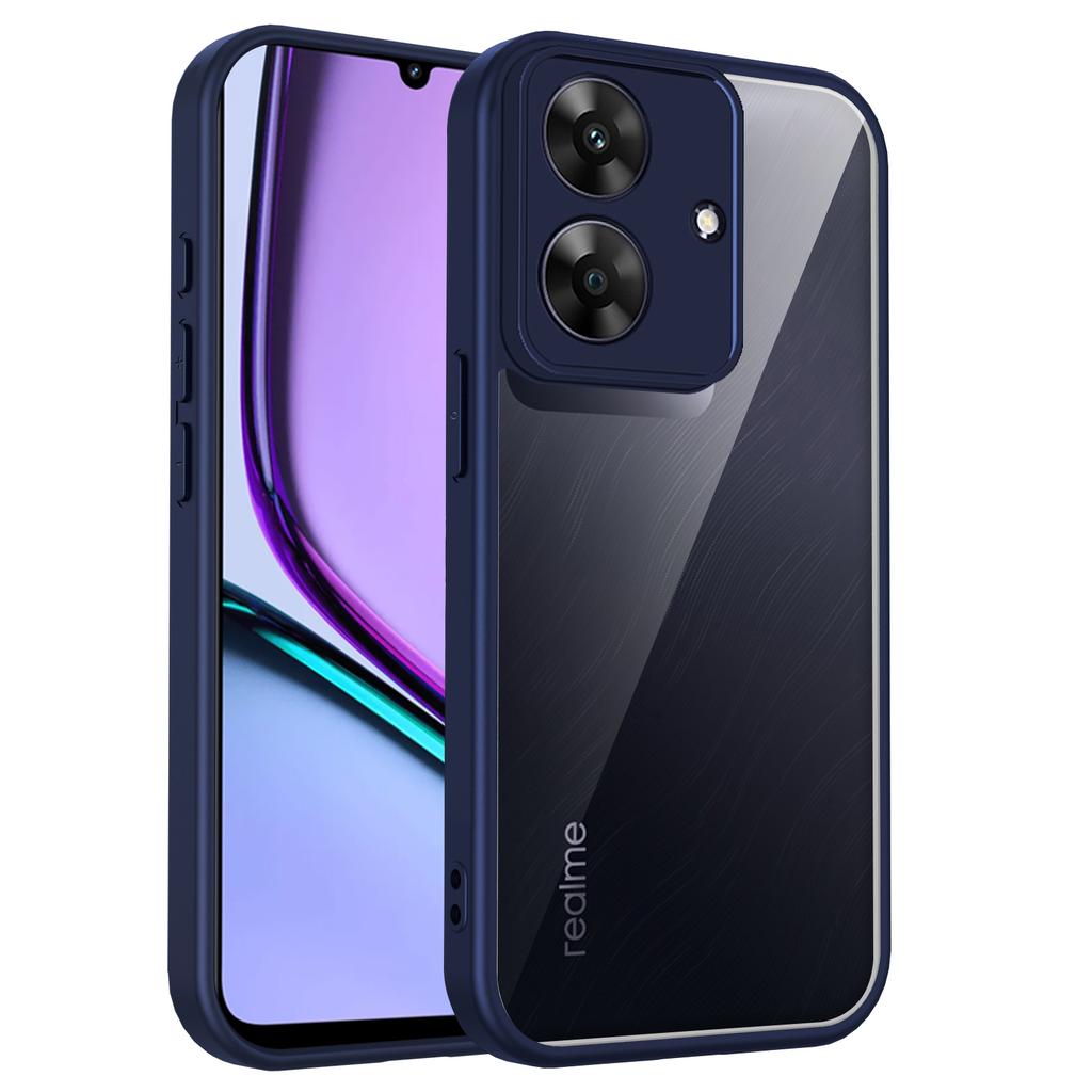 Для Realme Note 60 Чехол Realme note 60X Чехол для телефона Realme Note60 Чехол Воздушная подушка Силиконовый бампер Прозрачная матовая задняя крышка Жесткая