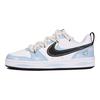 Nike Кроссовки Court Borough Low 2 Низкие Скейтбордические GS Синий Белый BQ5448-104(КомандаТри- )