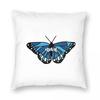 Villanova University Butterfly Square Pillowcase Polyester Linen Velvet Pattern Decor Pillow Home Cushion Cover Wholesale