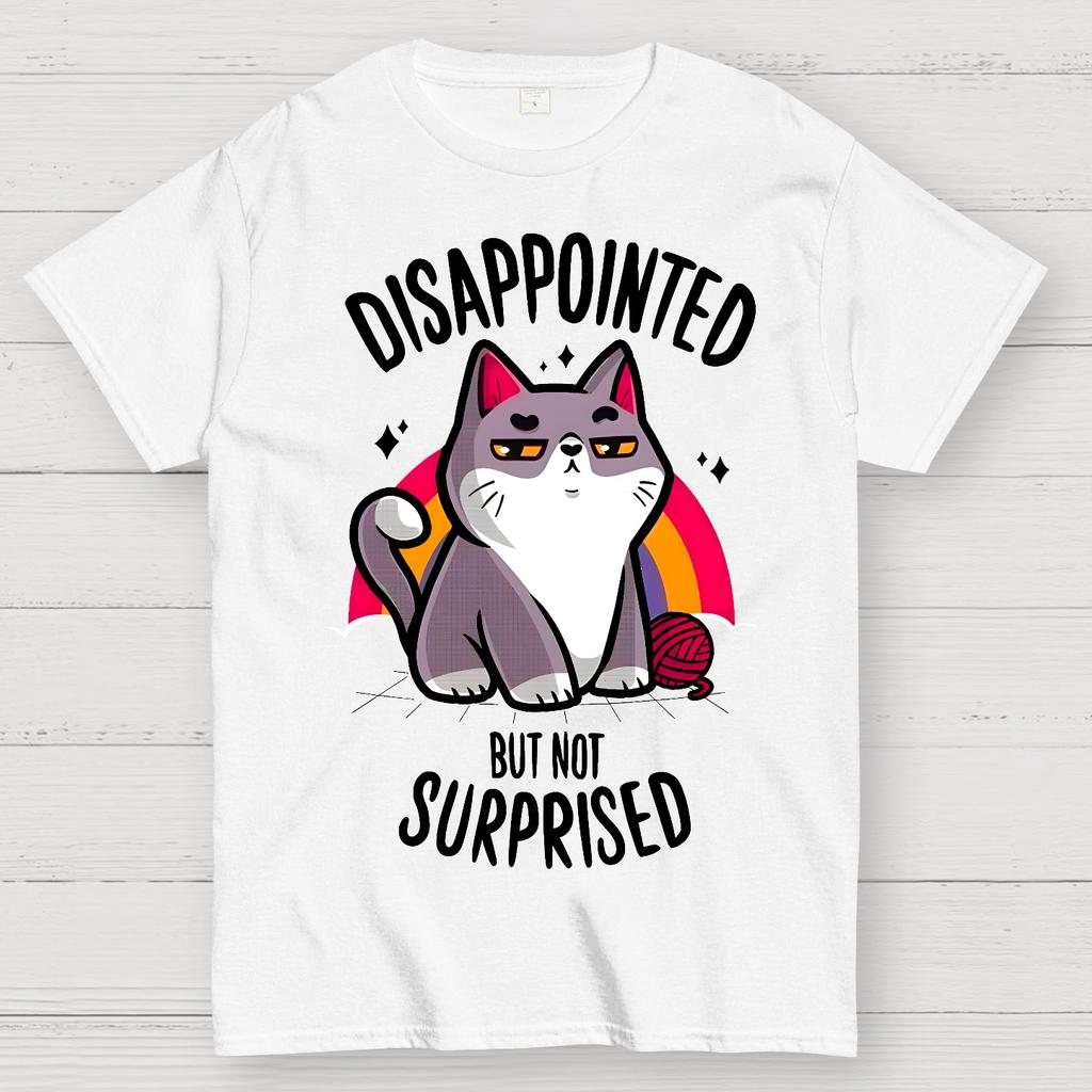 Disappointed, But Not Surprised Cotton Summer Casual Cool Loose T-Shirt