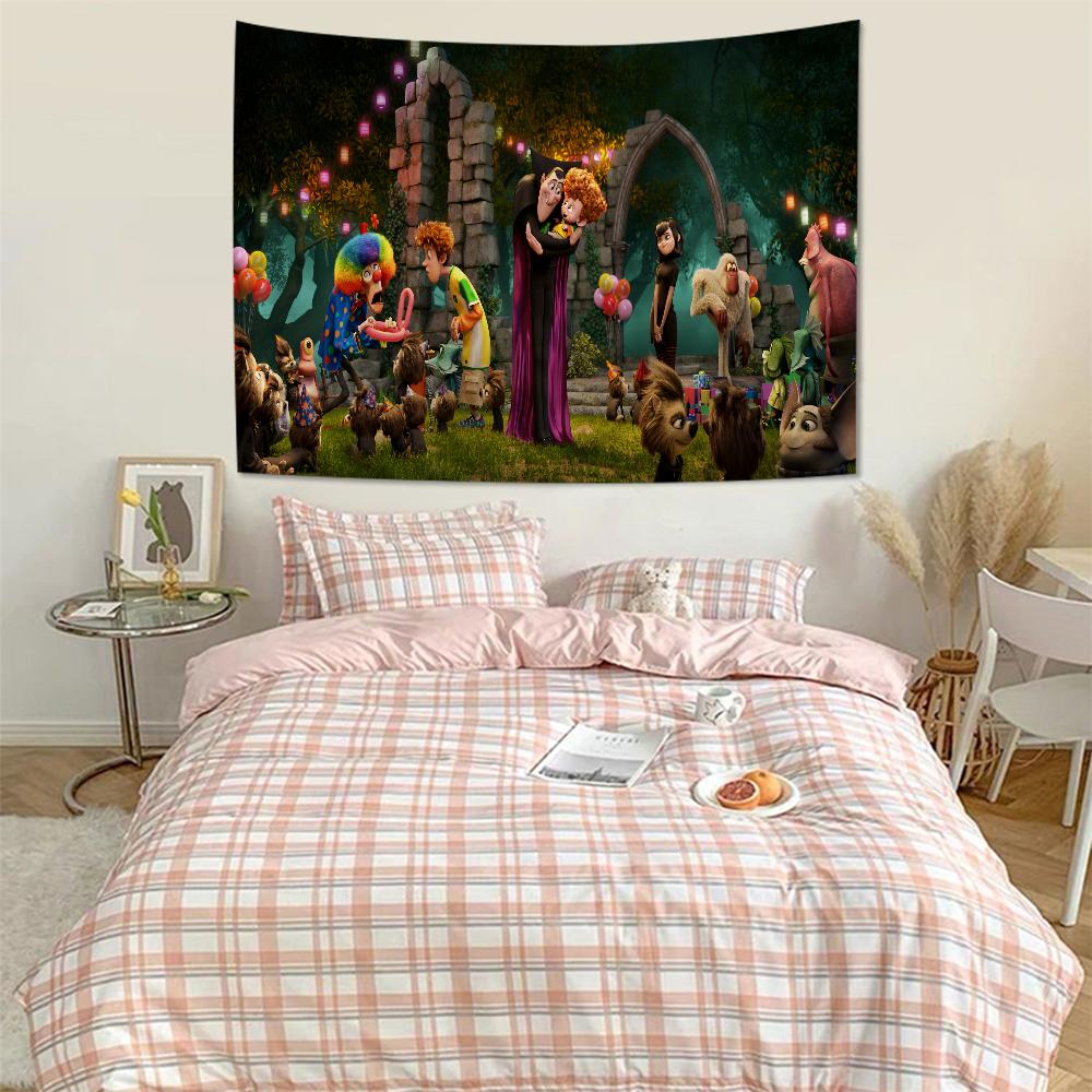 Anime Hotel Transylvania Hanging Bohemian Tapestry Bohemian Wall Tapestries Mandala Kawaii Room Decor