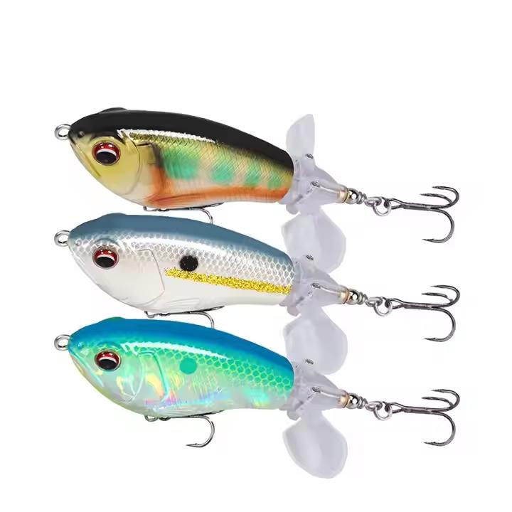 High-end Export Quality Bass Bait Lure With Propeller Long-range Casting Fishing Bait Package with Lead for Catching Largemouth