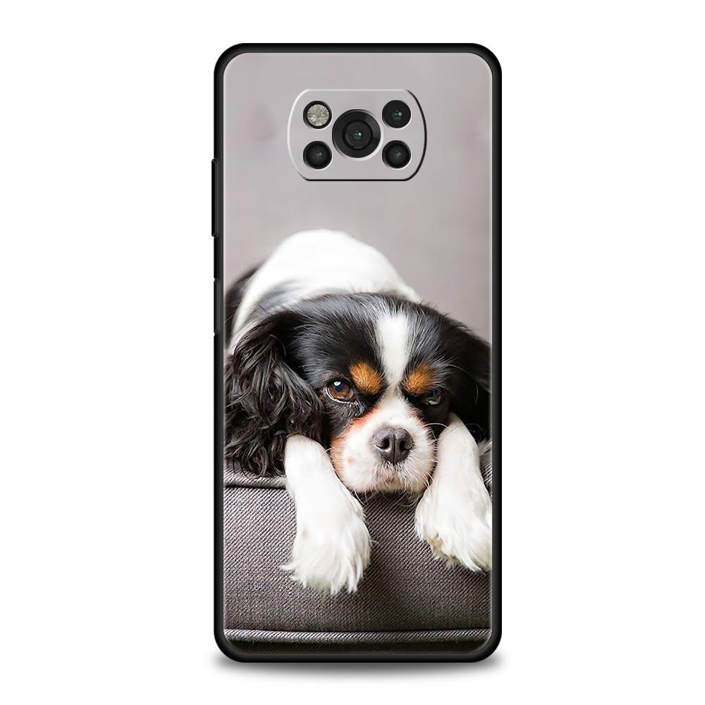 Прекрасный чехол для телефона с собакой кокер-спаниеля для Xiaomi Poco X6 X5 Pro X4 X3 NFC F5 Pro F4 F3 GT M5 M4 Pro 5G M3 C51 C50 C55