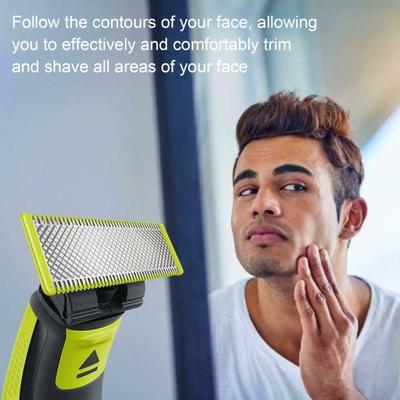 Сменное лезвие для электробритвы Philips One Blade из нержавеющей стали, мужская бритва, триммер для бороды, лезвие головы, муж, отец, подарок на день рождения