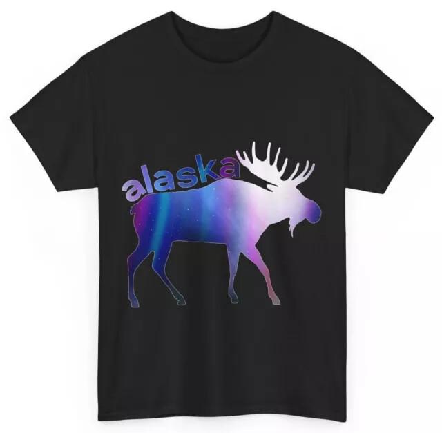 Alaska Shirt Alaskan Moose Wildlife Animals Lovers Women Men Tshirt Unisex T-Shirt