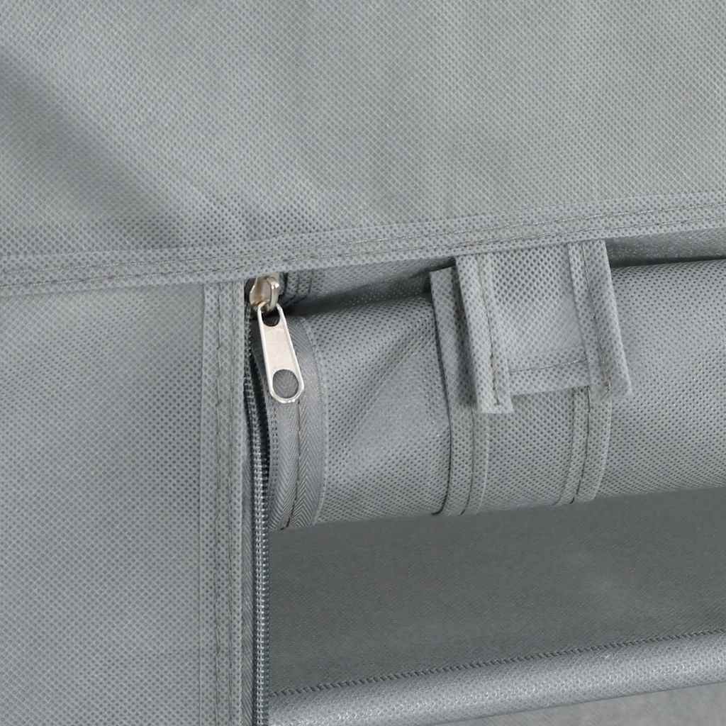 Shoe Cabinet Grey 60.5 x 30 x 97 cm Non woven Fabric