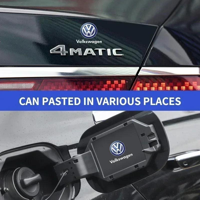 Cars VW For Volkswagen Car Emblem Logo Decorative Stickers Badge Deca lFor Volkswagen VW Golf 4 5 6 7 Jetta Polo Caddy GTI Bora
