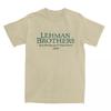 T-Shirt Lehman Brothers Risk Management 2008 Financial Cotton T Shirts Bank Hippie Tee Shirt for Beach Casual Short Sleeve Tees
