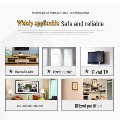 GB Малый желтый горбыль Набор дюбелей и шурупов (Пластиковая трубка, резиновая пробка, саморез, M6/M8/M10)