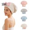 Fast Drying Hair Towel Wrap with Bow, Women Microfiber Turban, Lightweight Turban for Bath Anti-Frizz Absorbent Long Thick Curly Coral Fleece
