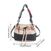 Purse Retro Canvas Bucket Bags Crossbody Bag Drawstring Bucket Bag  Girls