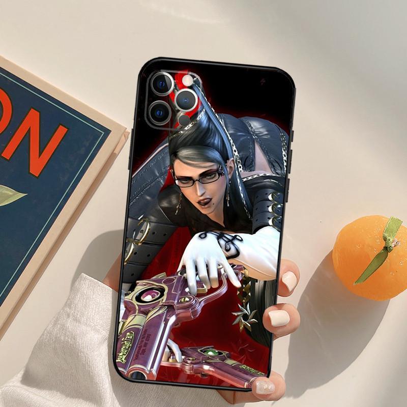 Чехол для мобильного телефона iPhone15ProMax, чехол для мобильного телефона с изображением ангела-охотника и ведьмы, окрашенный в противоударный цвет для защиты от падений.