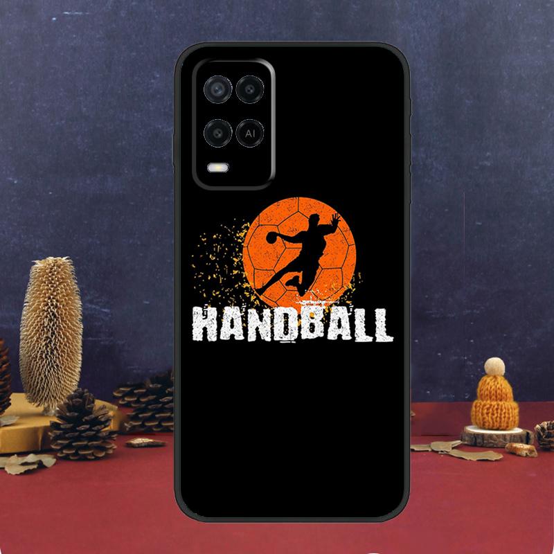 Гандбольный спорт для OPPO A96 A76 A16 A54 A74 A94 A58 A78 A98 A5 A9 A53 A52 A72 A91 A15 A17 A57 A77 A79 чехол