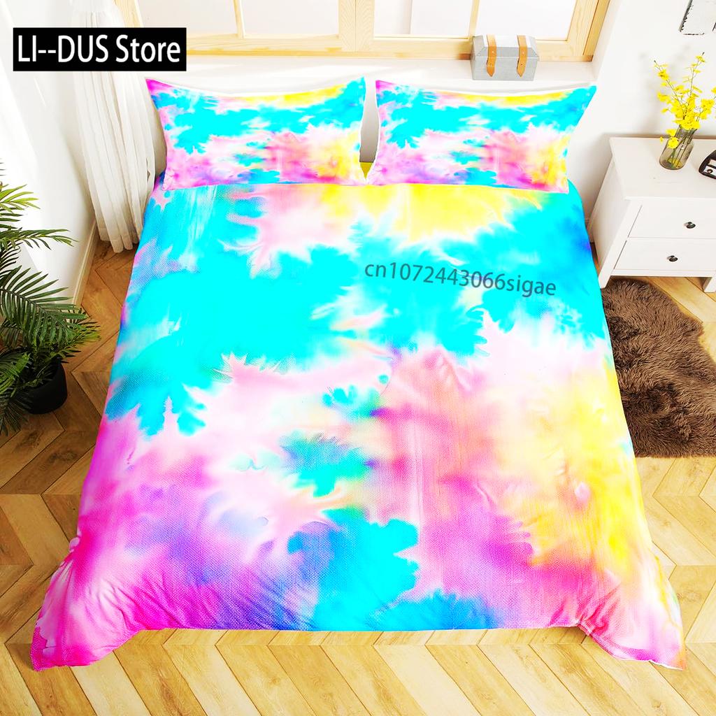 Синий омбре пододеяльник двуспальный размер океан морской синий белый градиент однотонный мягкий комплект постельного белья современный абстрактный арт одеяло покрывало