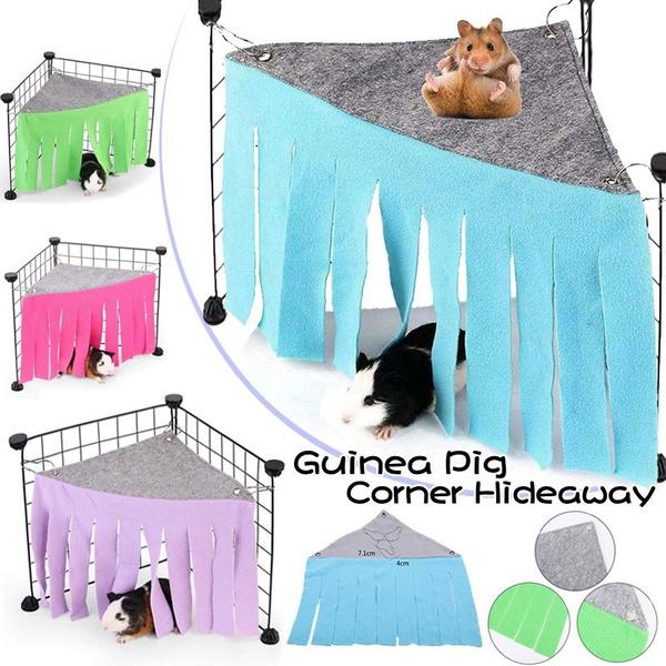 Home Supplies Hamster Hammock Guinea Pig Rabbit Tassel Corner House Avoid Tent Nest Small Pet Hidden House