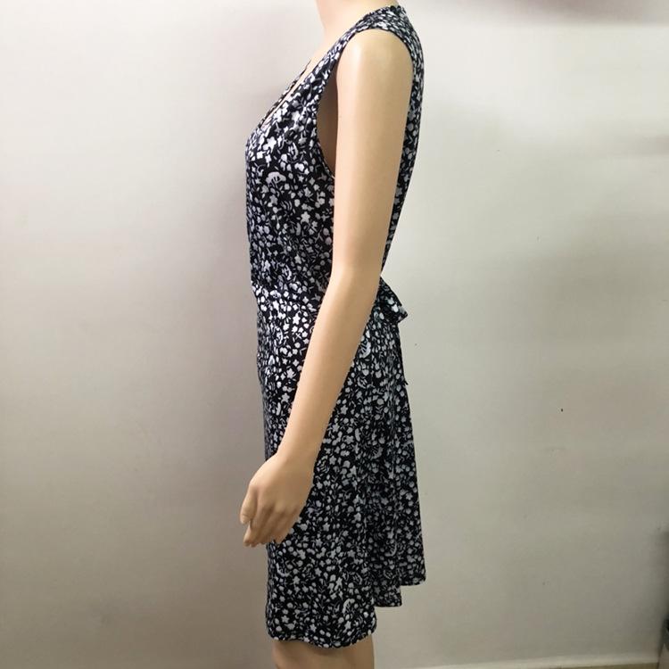 Повседневное платье-жилет с v-образным вырезом и цветочным принтом, женское пляжное летнее богемное платье с принтом, женское