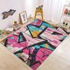 Colorful Graffiti Street Style Floor Mat with Multiple Options for Living Room Kitchen Carpet Anti Slip Modern Decoration Gifts