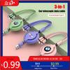 LLTXS1 Car Sticker Car 3-in-1 Telescopic Data Cable Phone Ipad Charger For BMW E46 E90 E60 F30 F10 E39 i3 i4 X1 X2 X3 X5 X4 X6 X7 M3 M4