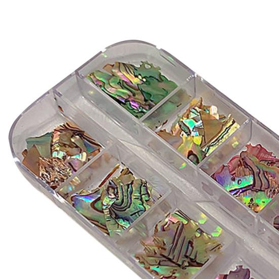 Delicate Nail Art Flake Irregular Shape Boxed Nail Art Decor