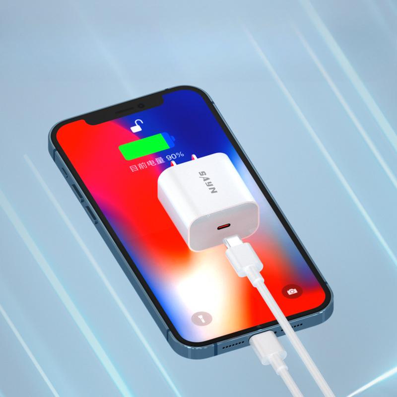 PD Быстрая зарядка Головка Выход порта Type-C Подходит для мобильного телефона Apple PD Порт Зарядное устройство Вилка
