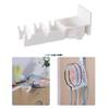 Настенный держатель для бадминтонных ракеток, самоклеящийся, 3 слота, вешалка для теннисных ракеток со стойкой для хранения мячей, полка для подвешивания теннисных ракеток без сверления для дома, общежития