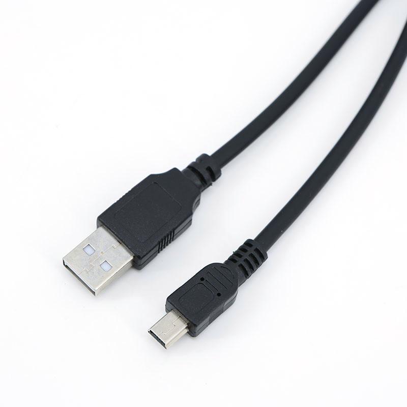 0.3-5M Мини B 5-контактный USB штекер удлинительный кабель к USB штекер T-порт 5-контактный Быстрая передача данных зарядное устройство для плеера автомобильного видеорегистратора GPS цифровой камеры HDD