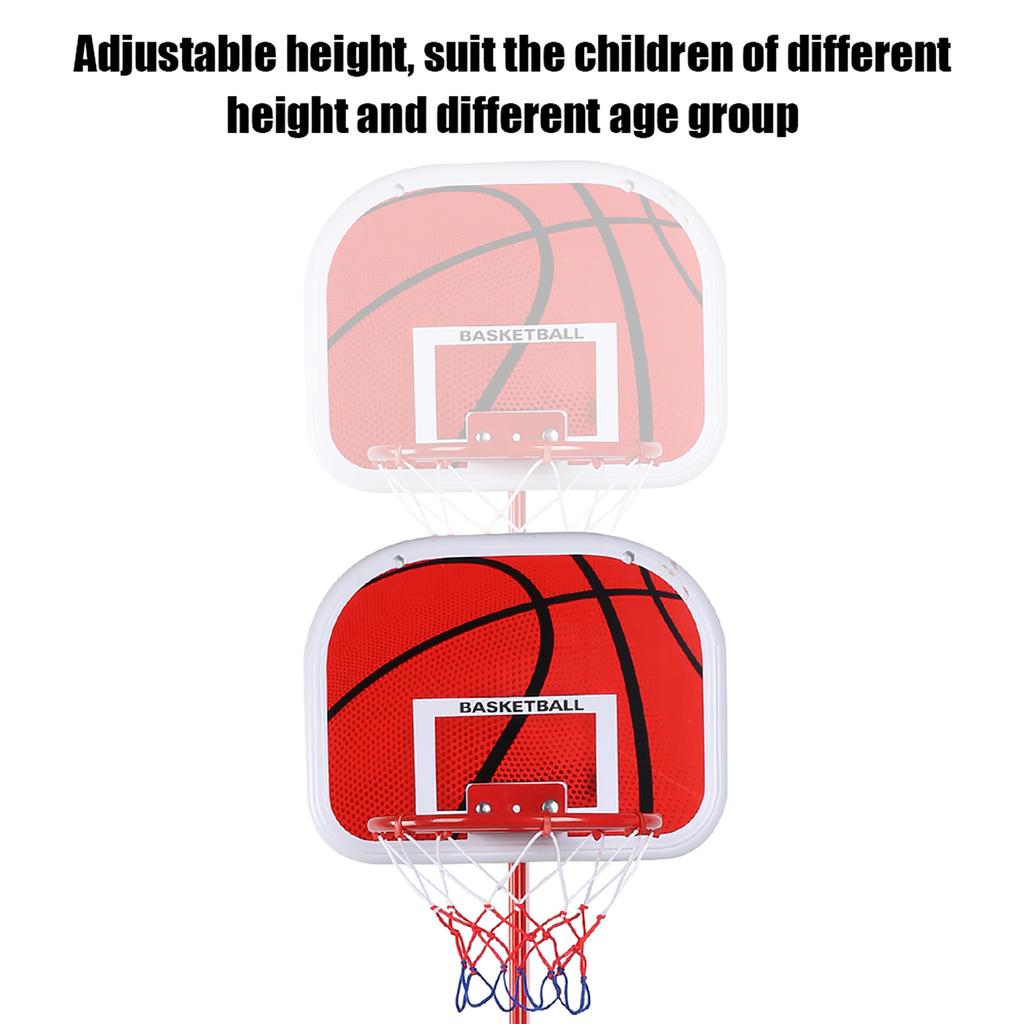 170CM Adjustable Height Basketball Stand Children Game Training Equipment Set for Indoor Outdoor