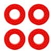 4Pcs Silicone Tire Insert Fit for SCX10 III 106x42mm Vibrant Color 1.9in Tire Foam Set Red