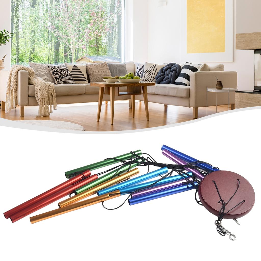 Расслабляющая мелодия ветряных колокольчиков с S-образным дизайном для использования на открытом воздухе и в помещении