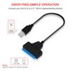 USB Rapid 2.0 к SATA 22-контактный кабель-конвертер адаптер драйвера жесткого диска для 2,5-дюймового жесткого диска/SSD