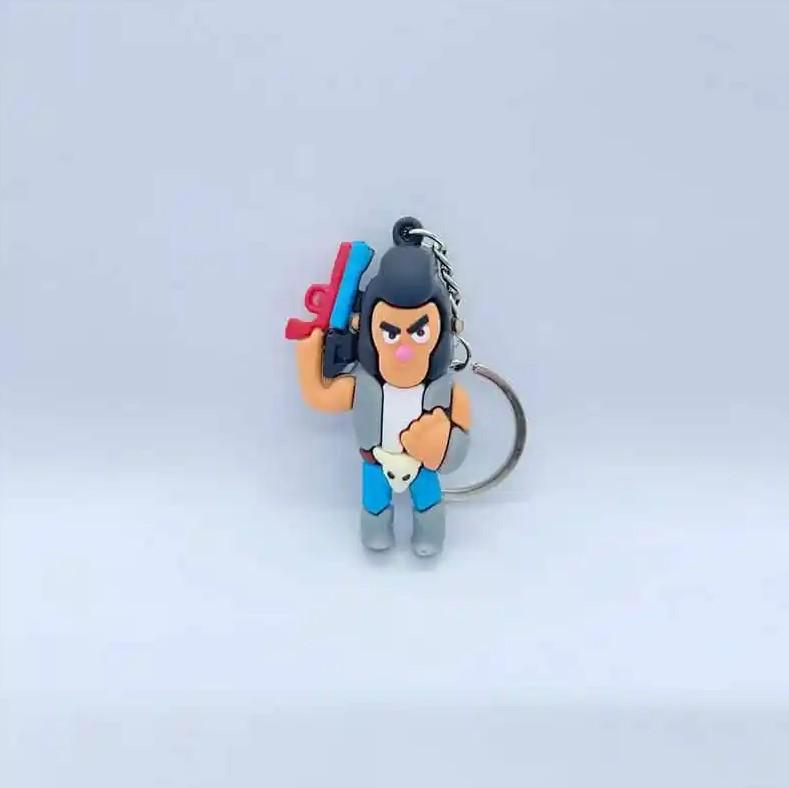 Бравл Старс брелок Brawl Stars Bull Булл на ключи, на сумку фигурка 5,5 см