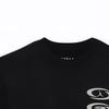 Jordan X Travis Scott Collaboration Ss24 Crew Neck Straight Fit Letter Print Short Sleeve Футболка унисекс Tops Black DZ5515-011