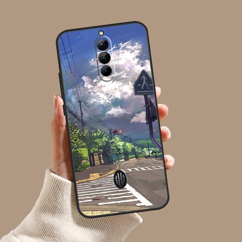 Чехол для телефона ZTE Nubia Red Magic 11 10S 9S 8S 8 9 10 Pro Plus 6 7 6S 7S Pro 5G 6R 10 Air с рисунком Манга Аниме Улица