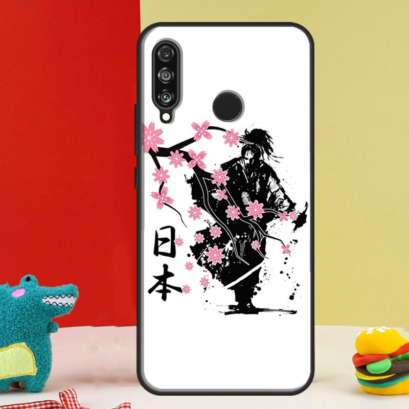 Японский стиль Самурайское искусство Для Huawei Nova Y91 Y90 Y60 Y70 Y72 Y61 9 10 SE 12i 12s 11i 5T P60 Pro P20 P30 P40 Lite Чехол