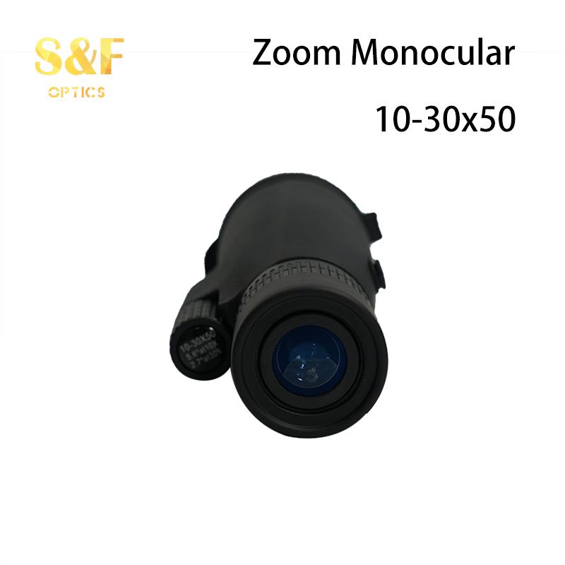 Ручной телескоп с зумом 10-30x50, монокуляром с адаптером и штативом для наблюдения за птицами со смартфона