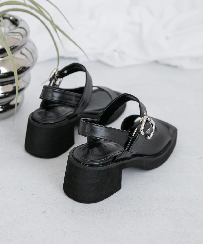 Платформенные сандалии Edel9 Chase Buckle 6 см