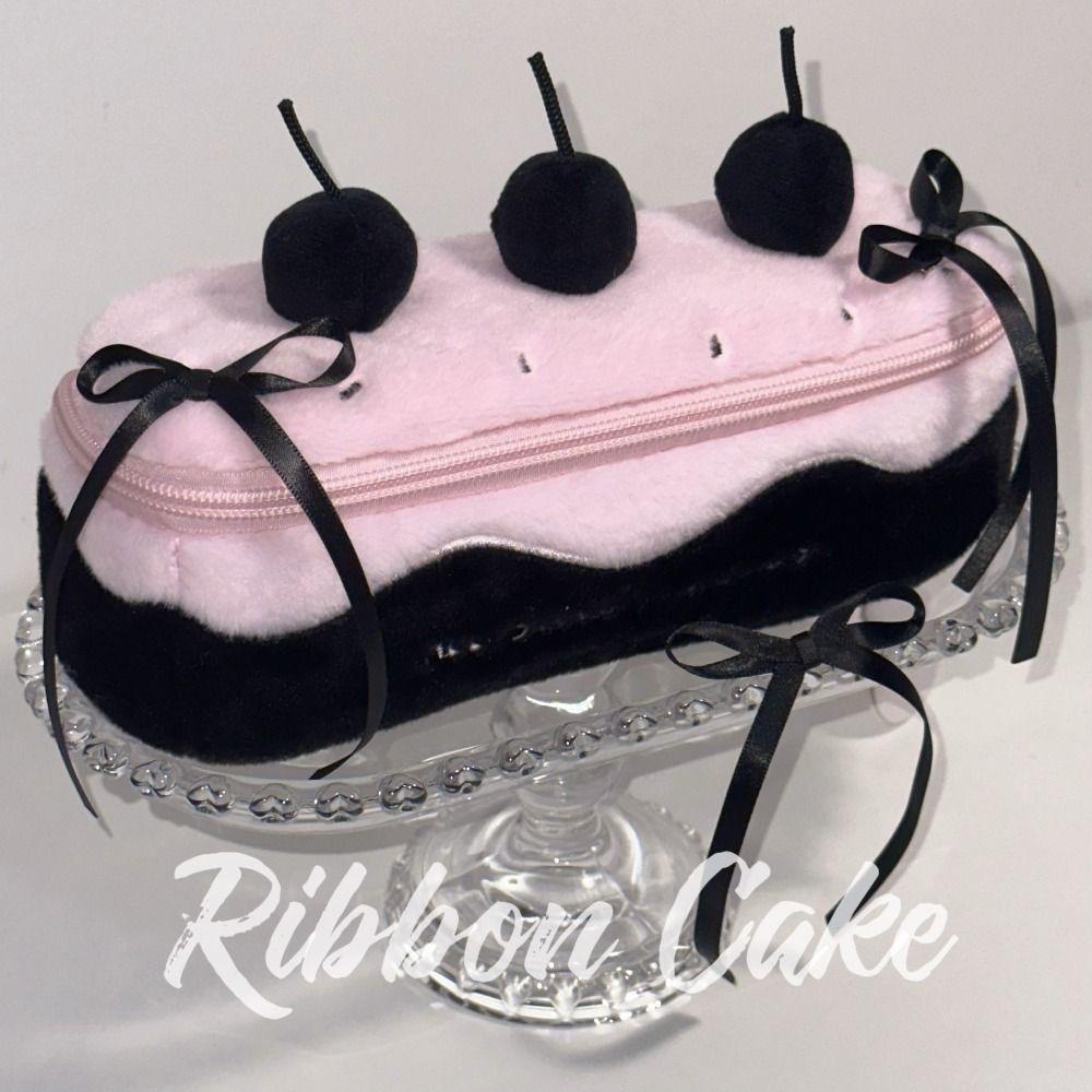 Plush Pen Bag Large Capacity Stationery Bag Cartoon Stationery Organizer Students