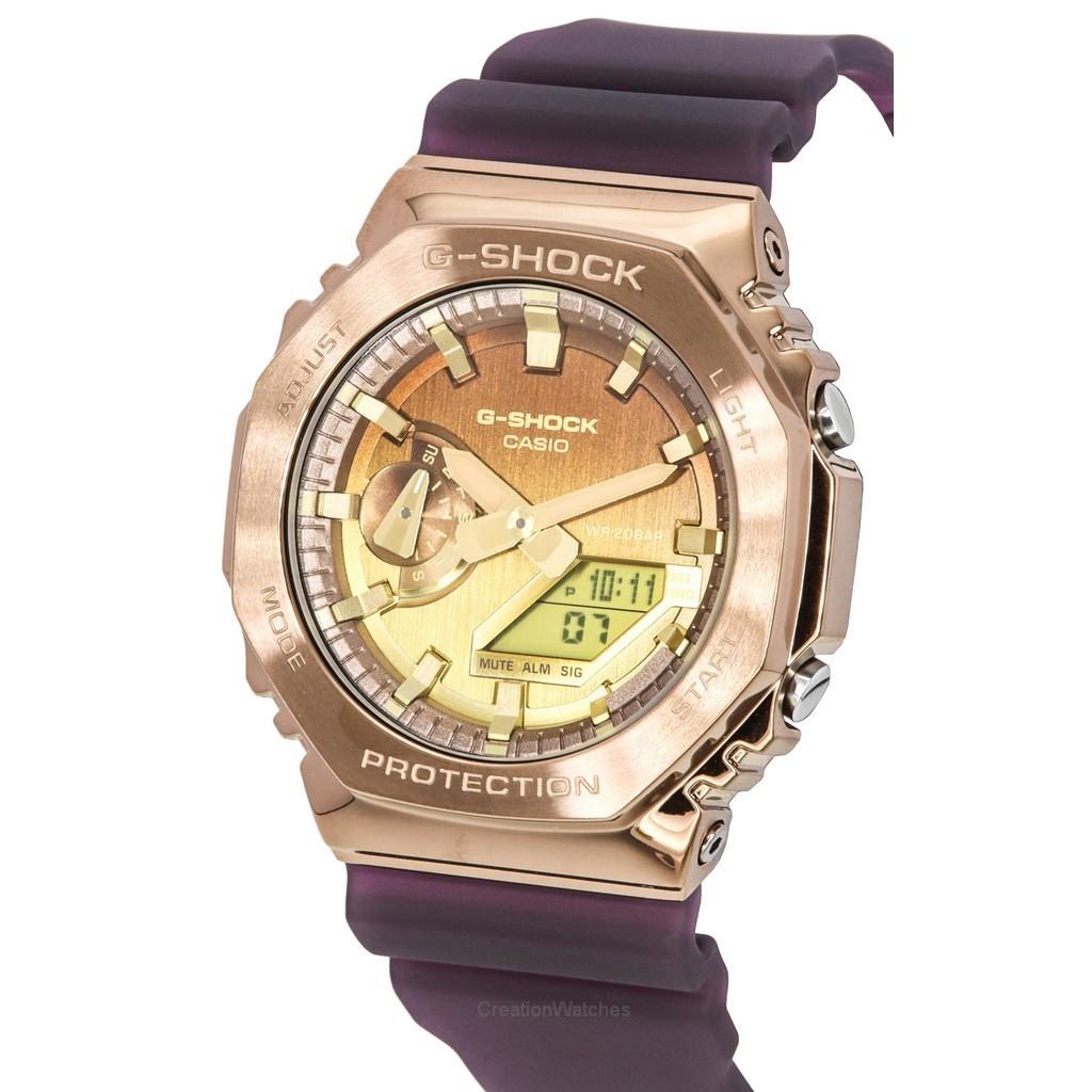 Casio Аналоговые цифровые кварцевые часы G-Shock Classy Off Road Series GM-2100CL-5A 200M унисекс