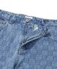 COVERNAT C Pattern Denim Regular Pants Blue