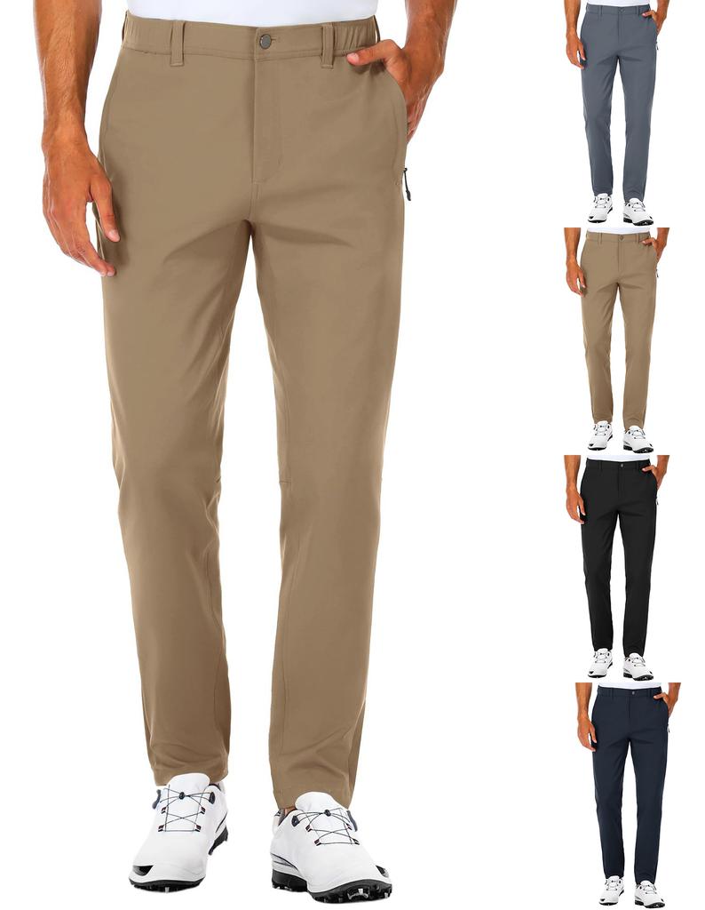 Мужские повседневные эластичные облегающие брюки для хайкинга, легкие брюки для гольфа