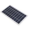 5W Solar Panel Charger Professional Monocrystalline Silicon High Efficiency USB Solar Panel for Laptop Radio Mobile Phone