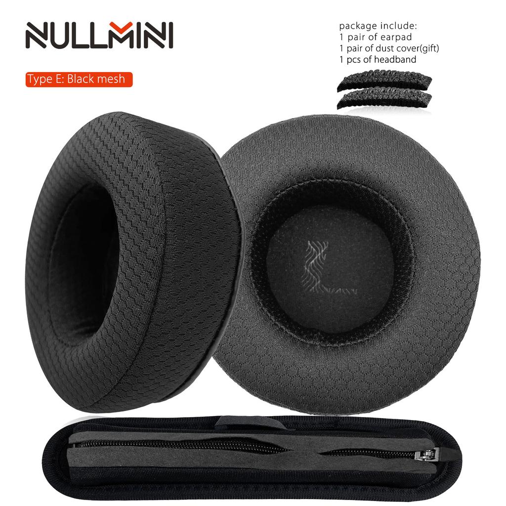 NullMini Replacement Earpads for ATH-ES10 ESW10 Headphones Ear Cushion Cooling Gel Headband