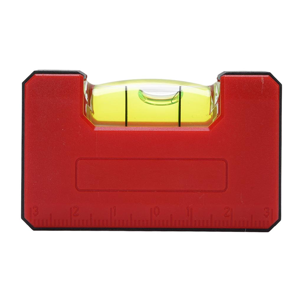 Магнитный уровень Пластиковый большой уровень с пузырьком Измерительный инструмент Шкала 6 см Точность 0,5 мм