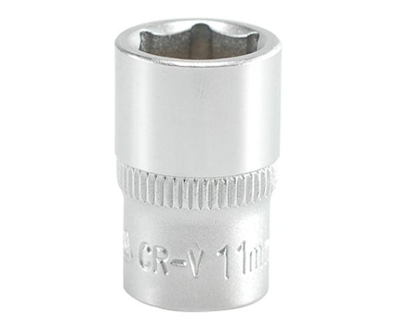SHORT SOCKET 6-POINT CRV 1/4'' 12MM - YT-1411